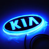 13x6.5cm KIA Car LED Light Front Rear Emblem Badge