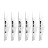 6pcs Mercedes Benz AMG TPU Car Door Anti-collision Protective Stickers Bumper Strip Decal