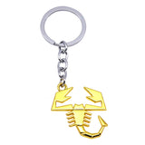 Abarth Scorpion Logo Metal Car Key Rings Keychain Pendant