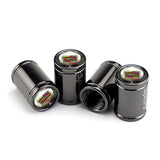 4pcs Cadillac Logo Car Tire Valve Caps