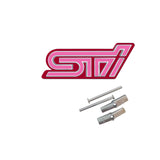 Subaru STI Metal Car Front Hood Grille Emblem Badge Auto Rear Sticker Decal
