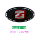 SEAT FR Elliptical Metal Car Window Sticker Emblem Badge Decal