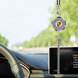 Porsche Diamond Car Interior Hanging Pendant