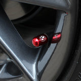 4pcs/set BMW Car Air Valve Stem Cap Anti Dirty Tyre Valve Covers