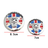 Jaguar UK National Flag Metal Car Front Grille Emblem Badge Auto Body Sticker Decal
