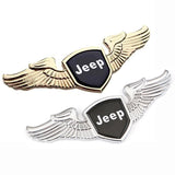Jeep Angle Wings Metal Car Front Hood Bonnet Sticker Emblem Badge
