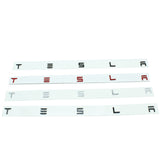Tesla Letter ABS Car Front Hood Emblem Badge Rear Sticker Decal