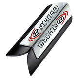 2pcs Hyundai Metal Car Side Fender Sticker Emblem Badge Decal