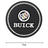 2PCS Buick Diamond Car Water Coaster Cup Mat