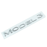 Tesla Model3 Letter ABS Car Rear Sticker Decal Emblem Badge