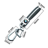 BMW PU Leather Car Key Chain Holder Auto Keyring