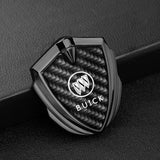 Buick Shield Carbon Fiber Car Side Window Sticker Emblem Badge Decal