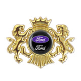 Ford Mustang Double Lion Metal Car Rear Sticker Auto Window Emblem Badge Decal