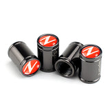 4pcs Nissan Logo Car Tire Valve Caps