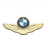 BMW Metal Wings Car Rear Sticker Auto Window Emblem Badge Decal