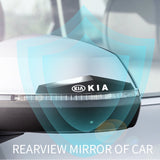 6pcs KIA TPU Car Door Anti-collision Protective Stickers Bumper Strip Decal