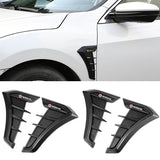 2PCS Nissan Logo Shark Fin Car Side Fender Sticker Emblem