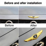 Lincoln Logo Metal Wings Car Front Hood Bonnet Center Sticker Emblem