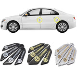 4pcs/set Alfa Romeo Carbon Fiber Car Door Anti-Scratch Sticker Door Side Protection Bumper Strips