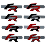 SEAT FR Logo Metal Car Front Hood Grille Emblem Bagde Rear Sticker Decal