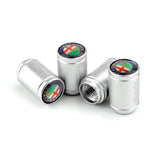 4pcs/set Alfa Romeo Logo Sport Matte Car Air Valve Stem Caps Auto Tyre Valve Covers