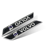 2pcs Volvo Logo Car Fender Side Sticker Decal Emblem Badge