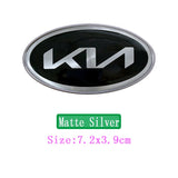 KIA Elliptical Metal Car Window Sticker Emblem Badge Decal