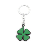 Alfa Romeo Four Leaf Clover Logo Metal Car Key Rings Keychain Pendant
