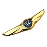 Honda Metal Wings Car Front Hood Sticker Emblem Badge Decal