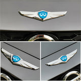 Infiniti Metal Wings Car Front Hood Sticker Emblem Badge Decal