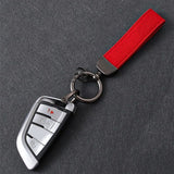 Mercedes Benz AMG Suede Metal Car Keyring Pendant