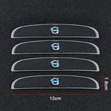 4pcs/set Volvo Car Door Mirror Side Anti Collision Sticker Bumper Strips