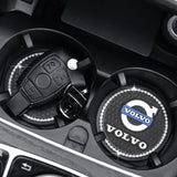 2PCS Volvo Diamond Car Water Coaster Cup Mat