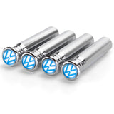 4pcs/set Volkswagen ABT GTI Rline Logo Car Door Bolt Lock Pins Gate Lock Screws