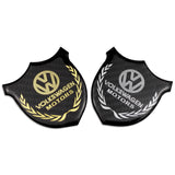 VW Metal Carbon Fiber Car Rear Sticker Shield Trunk Emblem Badge Decal
