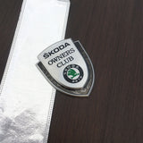 Skoda Metal Shield Car Rear Sticker Auto Window Emblem Badge Decal
