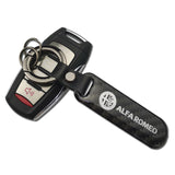 Alfa Romeo Carbon Fiber Car Logo Keychain Keyring