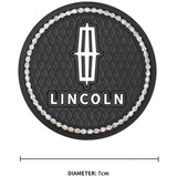 2PCS Lincoln Diamond Car Water Coaster Cup Mat