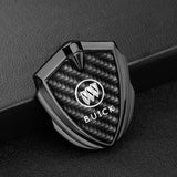 Buick Shield Carbon Fiber Car Side Window Sticker Emblem Badge Decal