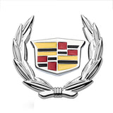 Cadillac Wheat Metal Car Window Sticker Emblem Badge Decal