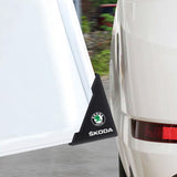 2PCS Skoda Car Door Corner Edge Cover Anti-Scratch Protective Sticker