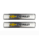 2pcs Chevrolet Metal Car Sticker Emblem Badge Decal Decoration