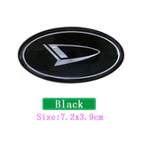 Daihatsu Elliptical Metal Car Window Sticker Emblem Badge Decal