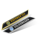 2pcs Volkswagen Logo Car Fender Side Sticker Decal Emblem Badge