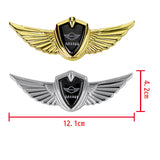 MINI Cooper Logo 3D Metal Wing Car Emblem Sticker Badge Decal