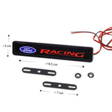 Ford Logo Car Front Hood Grille LED Light
