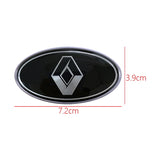 Renault Elliptical Metal Car Window Sticker Emblem Badge Decal