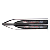 2PCS Ford Racing Logo Metal Car Side Fender Sticker Emblem Badge