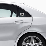 Ssang Yong Double Lion Metal Car Rear Sticker Auto Window Emblem Badge Decal