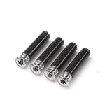 4pcs/set Suzuki Logo Carbon Fiber Car Door Bolt Lock Pins Gate Lock Screws